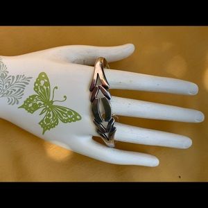 Sterling silver cuff bracelet